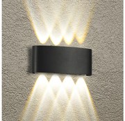 Brilagi - LED kültéri fali lámpatest FLAREBOX LED/8W/230V fekete IP65