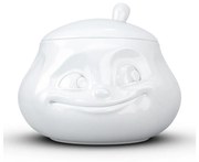 Fehér "mosolygós" porcelán cukortartó - 58products