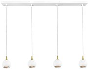 Lucide 09434/04/31 - Csillár zsinóron FAVORI 4xGU10/5W/230V fehér