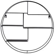 Fekete többszintes fém polc Genk - House Nordic