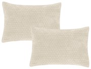 Bársony párnahuzat szett 2 db-os 50x75 cm Attica Velvet Embroidered – Bianca