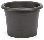 Plastia Öntözés nélküli virágcserép Narza átmérő40 cm, antracit, 40 cm átmérőjű