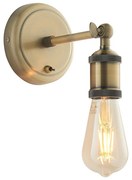 Endon 97245 - HAL fali irányítható spotlámpa 1xE27/10W/230V, sárgaréz