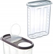Ömlesztettáru-tároló Cukorliszt Adagolóval És Mérőpohárral 2,4L