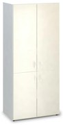 Magas szekrény ProOffice 80 x 47 x 178 cm, fehér