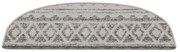Krémszínű lépcsőszőnyeg szett 16 db-os 20x65 cm Cottage Warmth – Vitaus