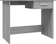 vidaXL szürke sonoma színű szerelt fa íróasztal 100 x 50 x 76 cm