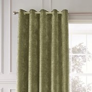 Khaki zsenília termo függöny szett 2 db-os 168x183 cm Selene Luxury Chenille – Hyperion