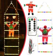 Led Mikulás Fénylánc– 75 CM Led Karácsonyi Világítás