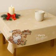 Karácsonyi terítő Barna manó 140 x 180 cm TiaHome