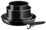 Tefal - Konyhai készlet 5 db INGENIO EASY COOK &amp; CLEAN BLACK