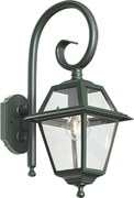 Klasszikus kültéri fali lámpa sötétzöld IP44 - Berta