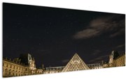 Kép - Louvre éjjel (120x50 cm)