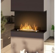 InFire - Beépíthető BIO kandalló 80x45 cm 3kW fekete INSIDE C800V2