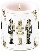 Karácsonyi diótörős átvilágítós gyertya kicsi Royal Nutcrackers kollekció