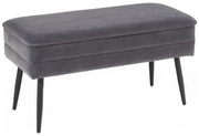 Halmar Pad tárolóhellyel VELVA 37x78 cm szürke HA0067