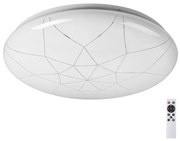 Rabalux 5540-LED Fényerőszabályozható mennyezeti lámpa DAMIEN LED/24W/230V Wi-Fi + távirányító