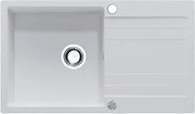 RIVA 1B 1D 860x500 gránit mosogató FEHÉR GRANMASTER