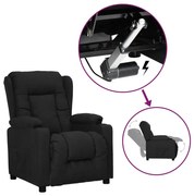 fekete szövet felállást segítő fotel