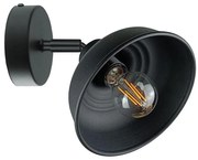 Fali spotlámpa FAUN 1xE27/60W/230V fekete