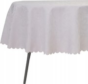 Abrosz Foltálló Ovális 130X200 CM Fehér Karácsonyi Virág Mintás Ovális