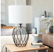 Eglo 43652 - Asztali lámpa NIMLET 1xE27/40W/230V fehér