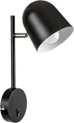 Beltéri fali lámpa e14 40w matt fekete egon