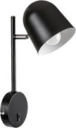 Rabalux beltéri fali lámpa e14 40w matt fekete egon