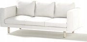 Dekoria Norsborg 3 személyes kanapé huzat Ikea fehér