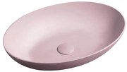 Sapho - FORMIGO 60×40 cm munkalapra helyezhető mosdó, beton/rózsaszín