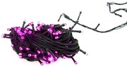 Karácsonyi fényfüzér - 100 LED - 10 m - rózsaszín