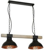 Csillár láncon HAKON 2xE27/60W/230V