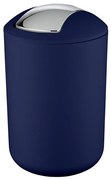 WENKO 22521100 - Szemetes BRASIL 19,5x31 cm, kék/fényes króm