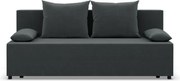 Nobu kanapé, bársony, szürke