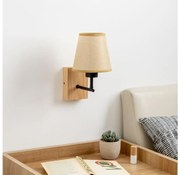 Brilagi - Fali lámpa NUBILA WOOD 1xE27/25W/230V tölgy/világosbarna