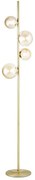 Ideal Lux - LED Állólámpa PERLAGE 4xG9/3W/230V arany/füstös