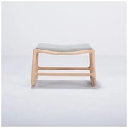 Dedo tölgyfa zsámoly kékesszürke szövet ülőrésszel - Gazzda