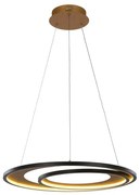 Klausen 142024 - LED Csillár zsinóron CRYPTIC LED/45W/230V fekete/arany