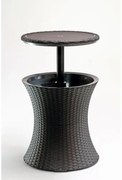 Keter Cool Bar Rattan kerti asztal, whiskey barna szín (610344)