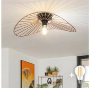 Brilagi - LED felületre szerelhető csillár CERIA WIRE 1xE27/40W/230V 40x56 cm bronz