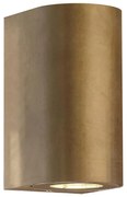Nordlux - CANTO kültéri fali lámpa 2xGU10/28W/230V IP44 sárgaréz