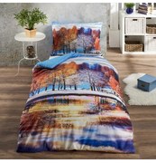 Skylar Deluxe 3D pamut ágyneműhuzat, A standard egyszemélyes ágy szett tartalma: 1x 140x200 + 1x 70x90