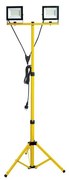 LED Reflektor állvánnyal TIGRA 2xLED/50W/230V 4000K IP54 fekete/sárga