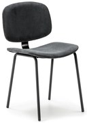 Fekete étkezőszék szett 2 db-os Arus – Marckeric