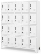 Fémöltözőszekrény ROBERT 1360 x 1720 x 450 mm, fehér