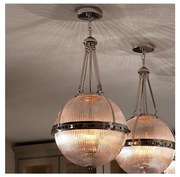 Kichler KL-ASTER-P-PN - Csillár rúdon ASTER 3xE14/60W/230V