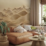 Fotótapéta - Hegyek hullámokban (147x102 cm)