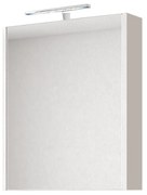 PIRAMIDA AKVA Tükrös fürdőszobai szekrény LED világítással - 60 x 69 x 13 cm