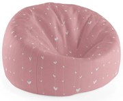 Cocoon babzsák aszimmetrikus szívecskék, rózsaszín