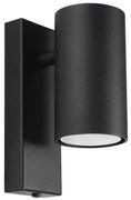 Sollux SL.1077 - Fali lámpa UTTI 1xGU10/40W/230V fekete